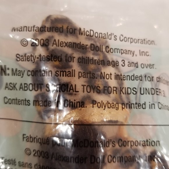 🎀Madame Alexander Doll Halloween Leopard Costume #6, NEW 🎀$5 or 5 for $10 - Picture 5 of 6